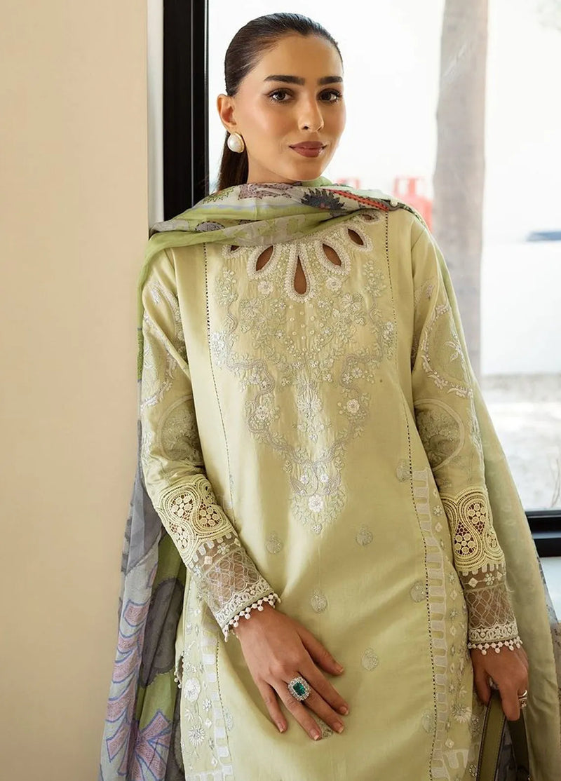 Sadaf Fawad Khan | Lawn 24 | Gina (B) - Designer Dress with Intricate embroidery and embellishments. Shop elegent wedding dress at Maria Faisal.