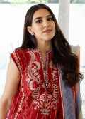 Sadaf Fawad Khan | Lawn 24 | Suzani (B) - Designer Dress with Intricate embroidery and embellishments. Shop elegent wedding dress at Maria Faisal.