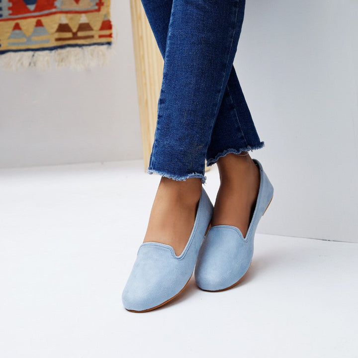 Ice Blue Loafers - Waniyas