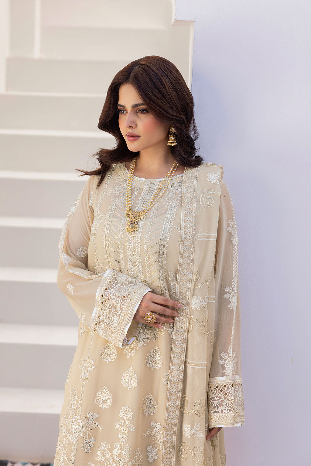 Ramsha | Sonehri Collection | BB-302 - Formal Dress - available at Maria Faisal in UK and USA.