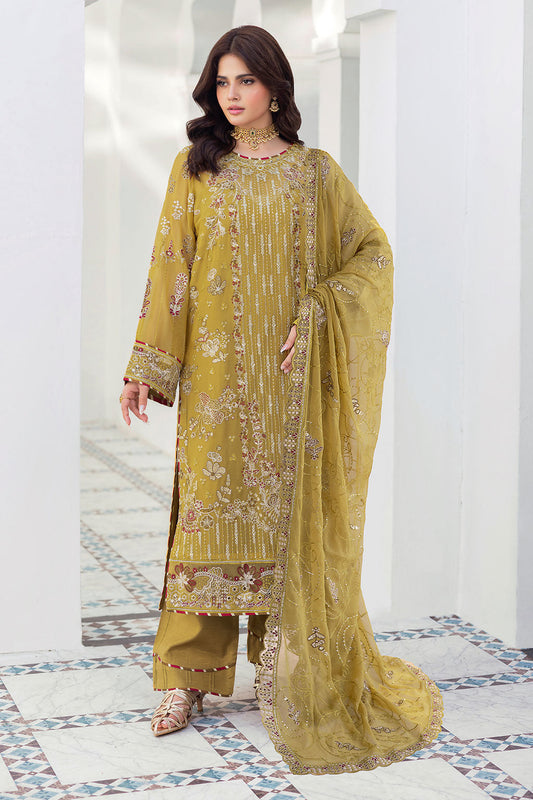 Ramsha | Sonehri Collection | BB-304 - Formal Dress - available at Maria Faisal in UK and USA.