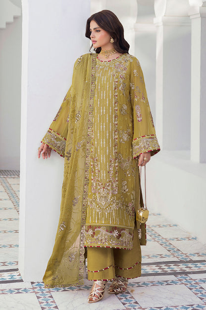 Ramsha | Sonehri Collection | BB-304 - Formal Dress - available at Maria Faisal in UK and USA.