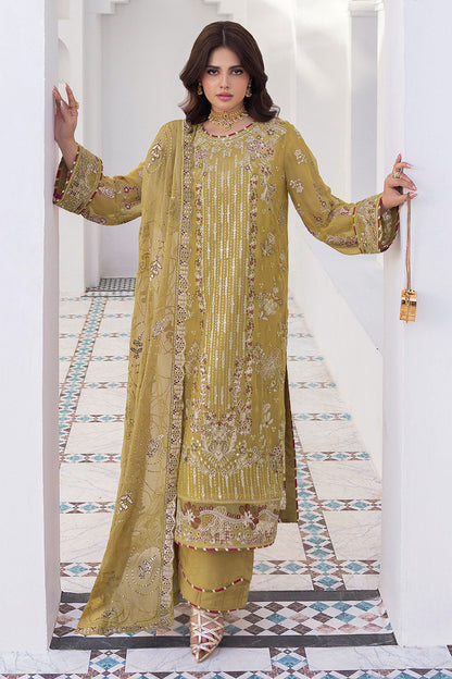 Ramsha | Sonehri Collection | BB-304 - Formal Dress - available at Maria Faisal in UK and USA.