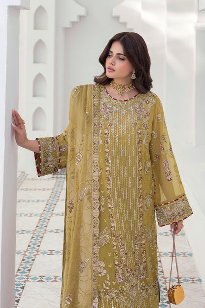 Ramsha | Sonehri Collection | BB-304 - Formal Dress - available at Maria Faisal in UK and USA.