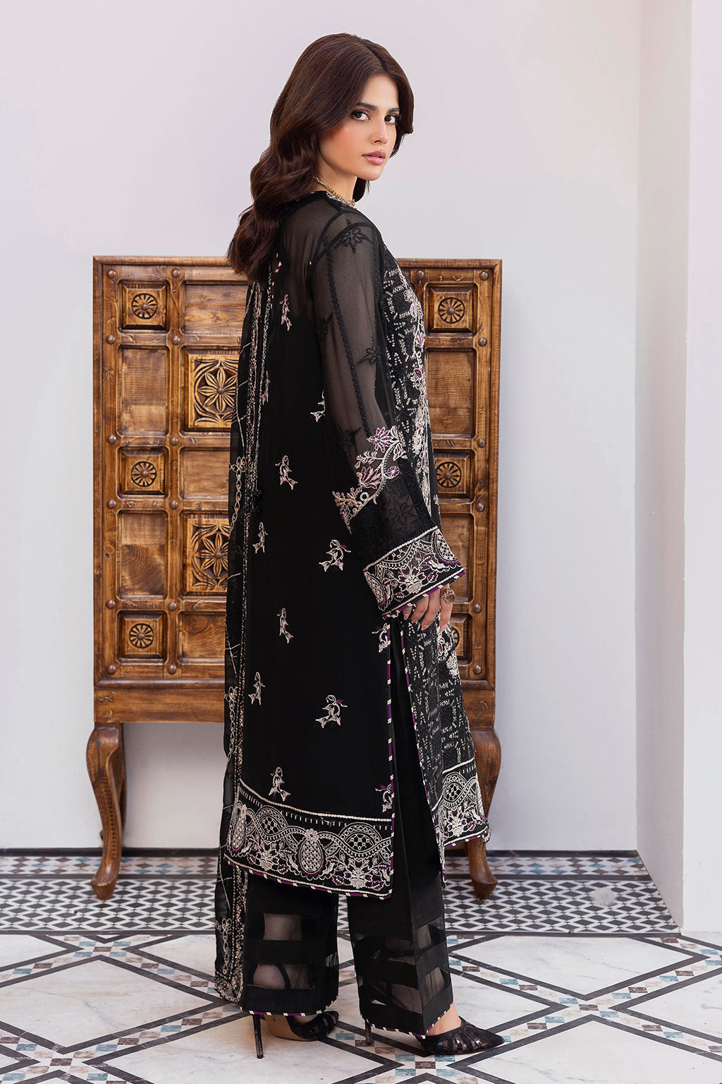 Ramsha | Sonehri Collection | BB-306 - Formal Dress - available at Maria Faisal in UK and USA.