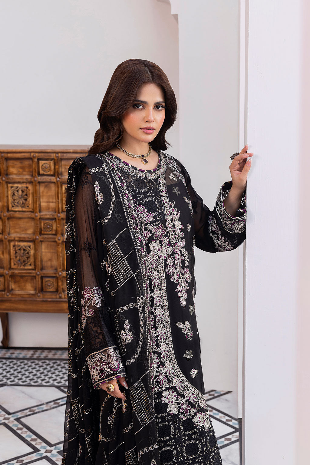Ramsha | Sonehri Collection | BB-306 - Formal Dress - available at Maria Faisal in UK and USA.
