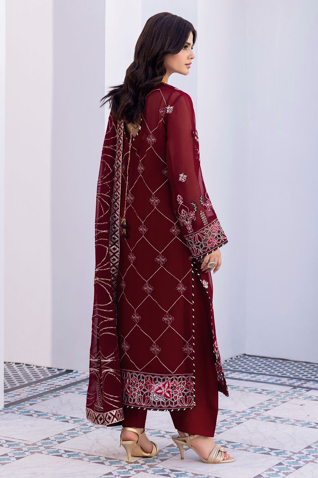 Ramsha | Sonehri Collection | BB-301 - Formal Dress - available at Maria Faisal in UK and USA.