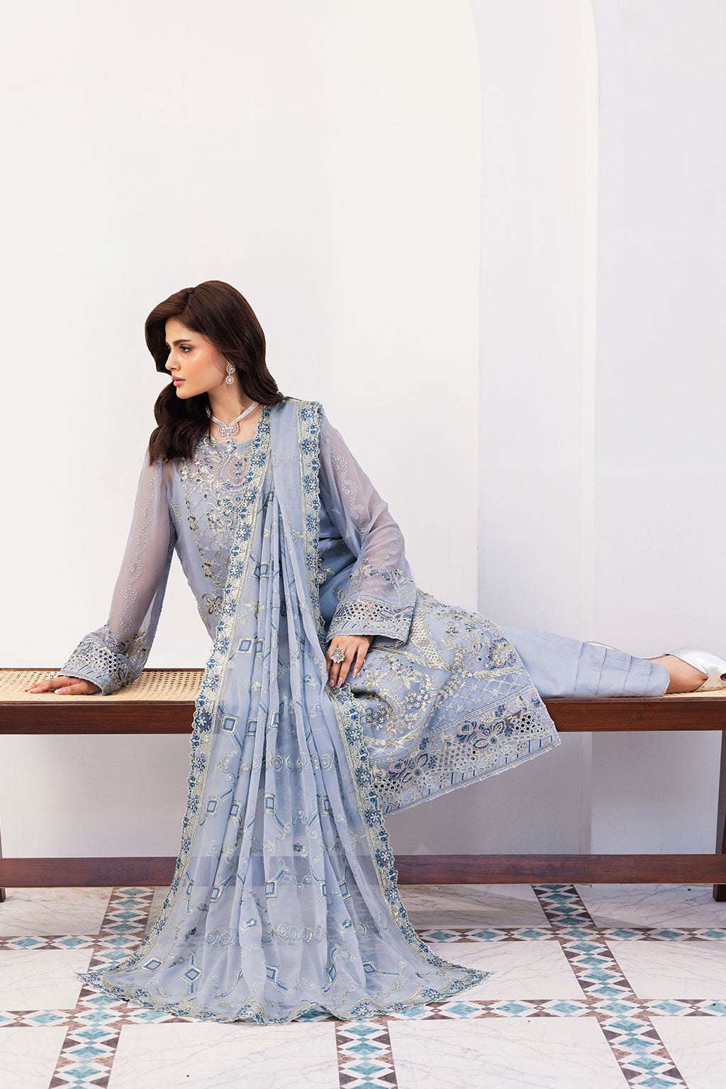 Ramsha | Sonehri Collection | BB-308 - Formal Dress - available at Maria Faisal in UK and USA.