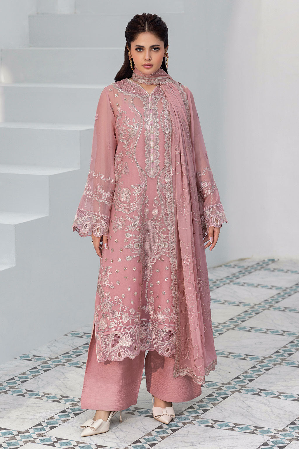 Ramsha | Sonehri Collection | BB-303 - Formal Dress - available at Maria Faisal in UK and USA.