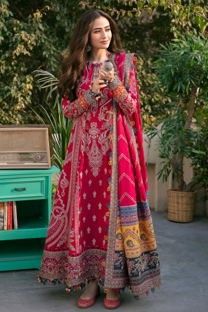 Jazmin | Shahkaar Luxury Eid Lawn SS26 | SL22-D2 - Luxury Dress - available at Maria Faisal in UK and USA.