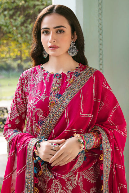 Jazmin | Shahkaar Luxury Eid Lawn SS26 | SL22-D2 - Luxury Dress - available at Maria Faisal in UK and USA.