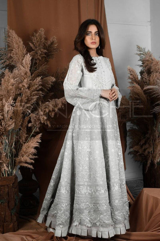 Panache | Pret | Spry Slate by Maria Faisal - Registered Vendor of : Panache By Mona - type : Ladies Clothes - 100% original wedding dresses