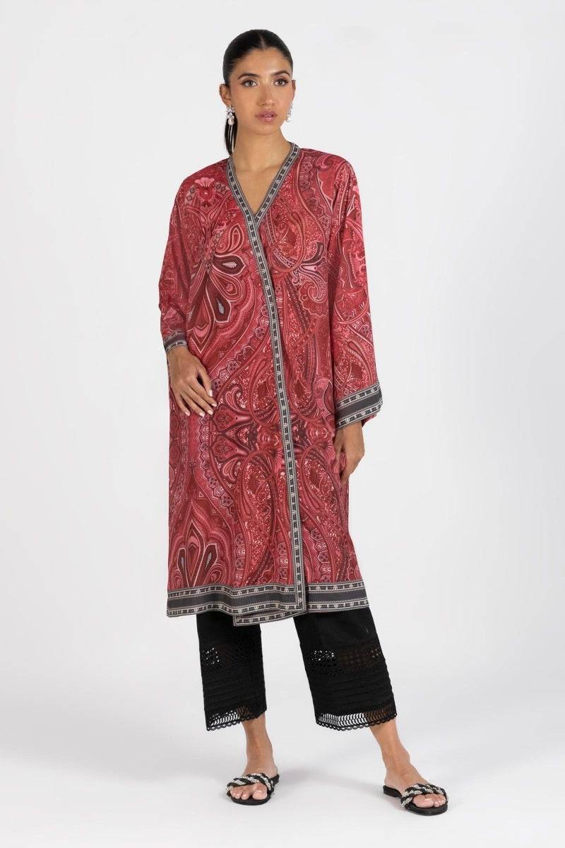 Sana Safinaz | Silk Tunics | SS23STP553 by Maria Faisal - Registered Vendor of : Sana Safinaz - type : Ladies Clothes - 100% original wedding dresses