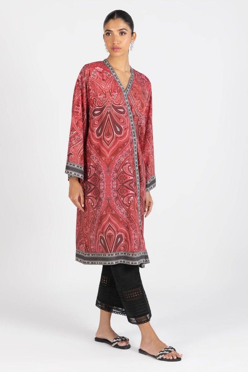 Sana Safinaz | Silk Tunics | SS23STP553 by Maria Faisal - Registered Vendor of : Sana Safinaz - type : Ladies Clothes - 100% original wedding dresses