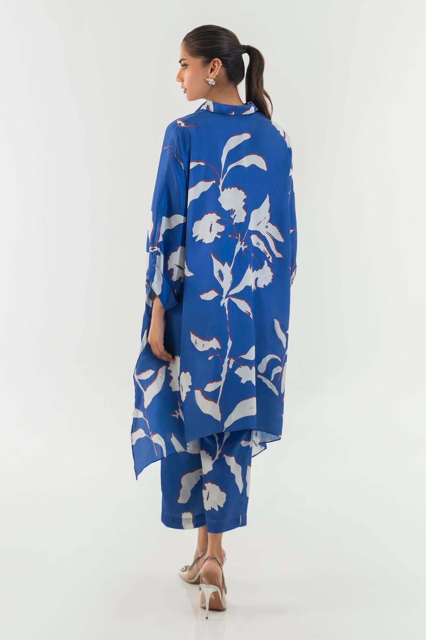 Sana Safinaz | Silk Tunics | SS24STP119P2T by Maria Faisal - Registered Vendor of : Sana Safinaz - type : Ladies Clothes - 100% original wedding dresses