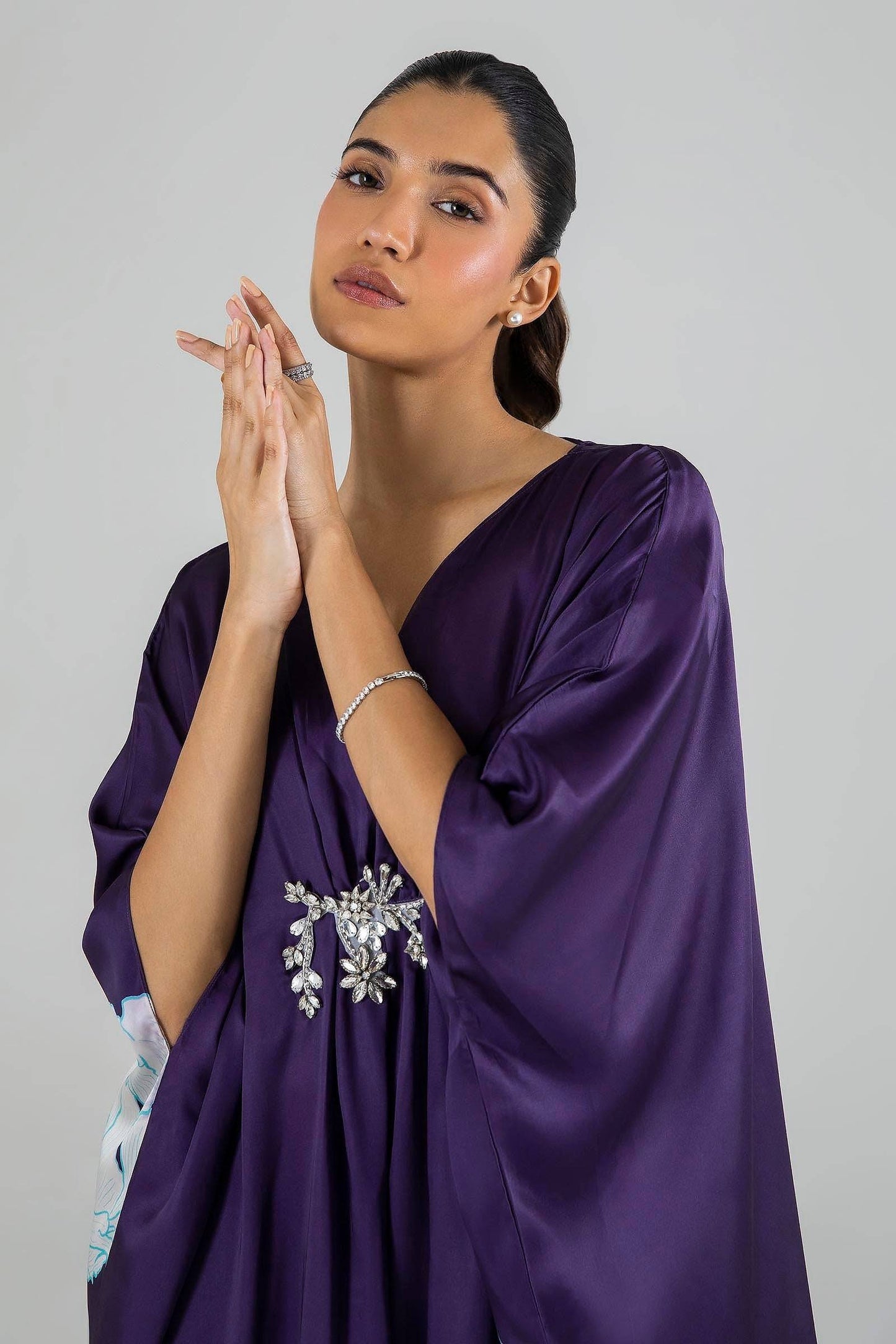 Sana Safinaz | Silk Tunics | SS24STP132P2T by Maria Faisal - Registered Vendor of : Sana Safinaz - type : Ladies Clothes - 100% original wedding dresses