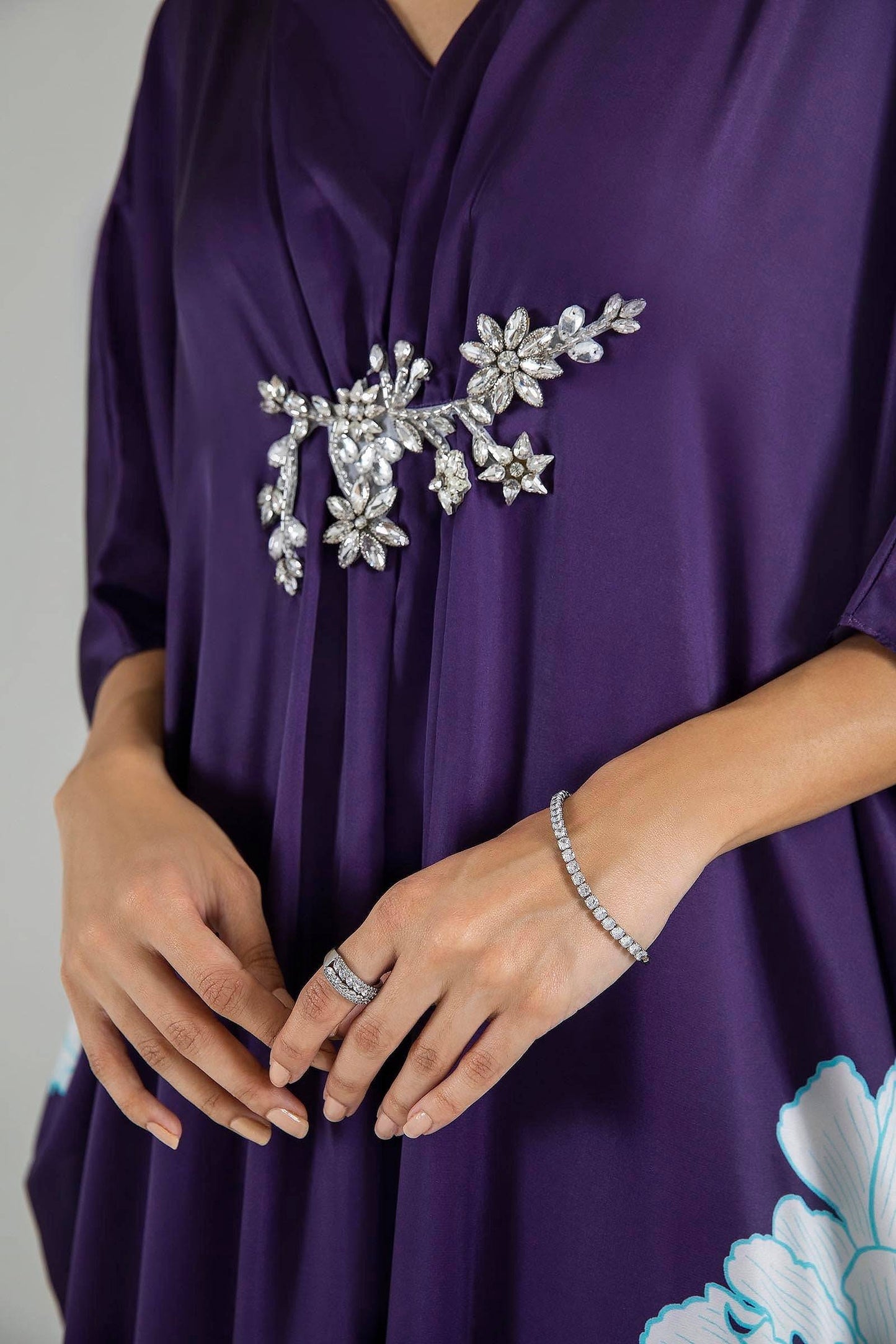 Sana Safinaz | Silk Tunics | SS24STP132P2T by Maria Faisal - Registered Vendor of : Sana Safinaz - type : Ladies Clothes - 100% original wedding dresses