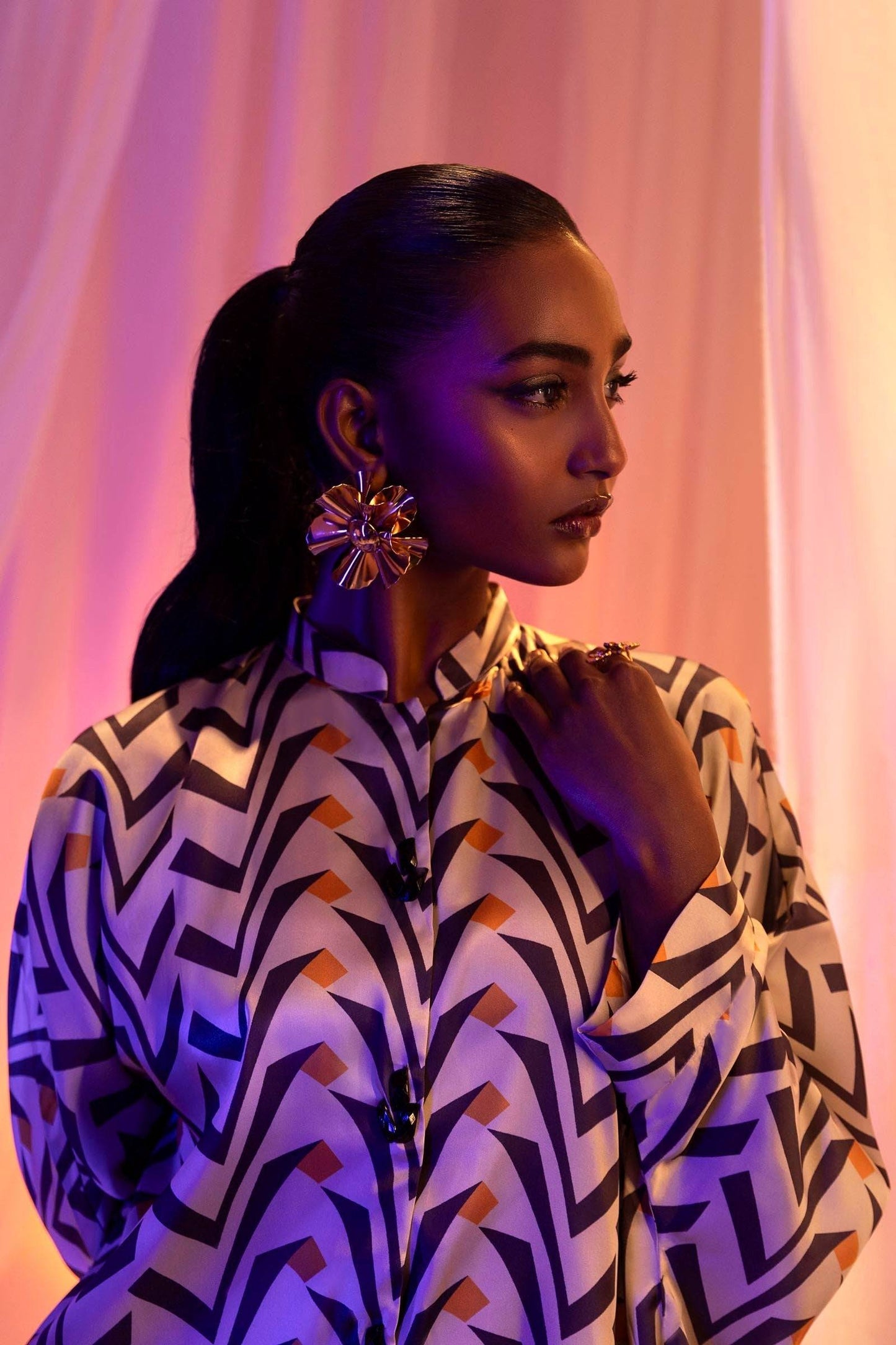 Sana Safinaz | Silk Tunics | SS24STP141P2T by Maria Faisal - Registered Vendor of : Sana Safinaz - type : Ladies Clothes - 100% original wedding dresses