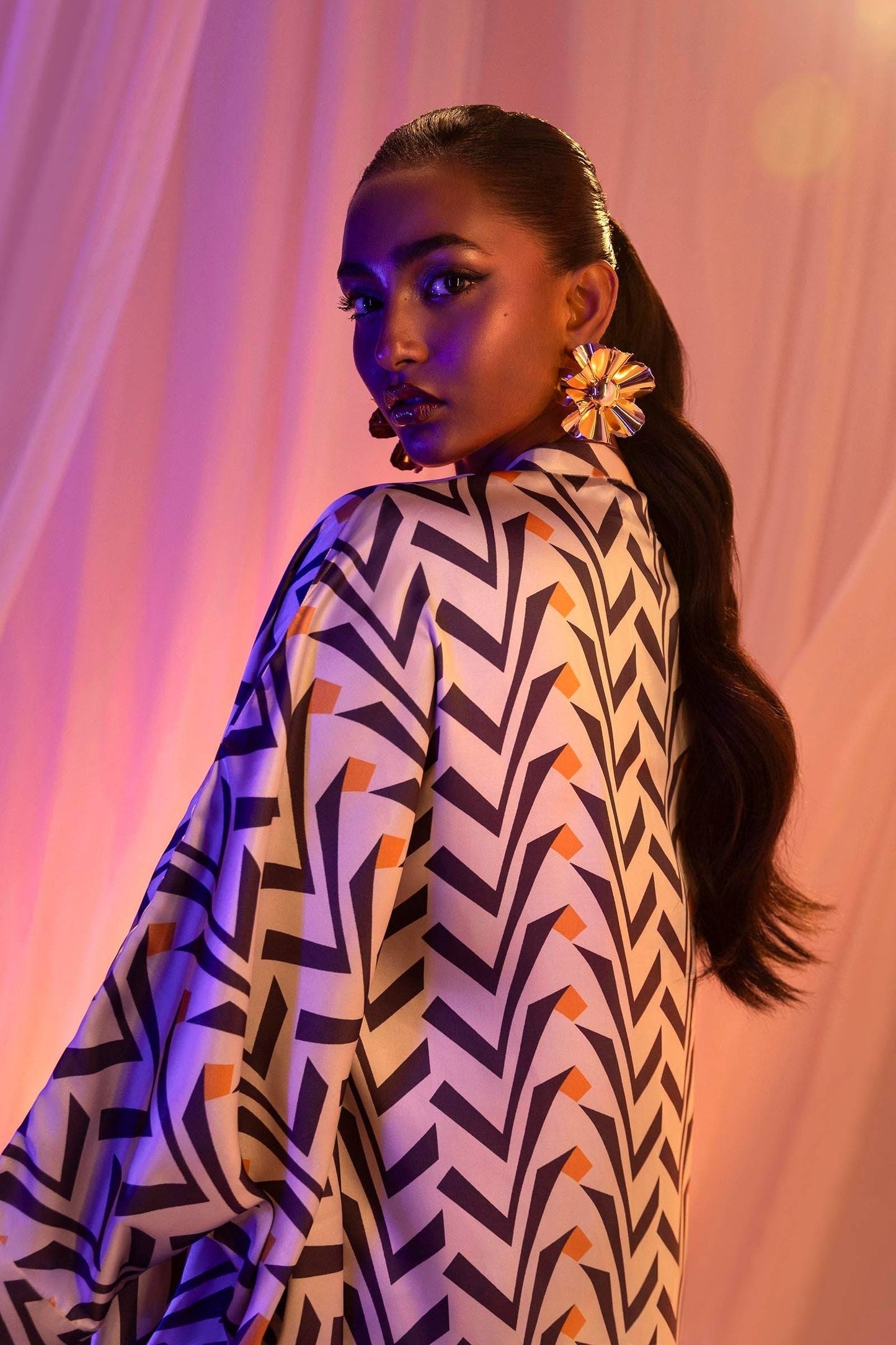 Sana Safinaz | Silk Tunics | SS24STP141P2T by Maria Faisal - Registered Vendor of : Sana Safinaz - type : Ladies Clothes - 100% original wedding dresses