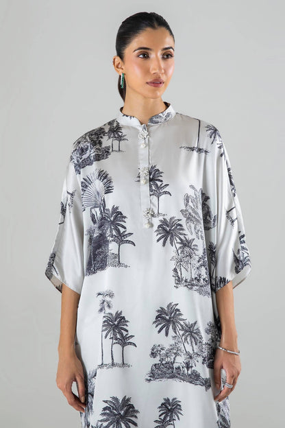 Sana Safinaz | Silk Tunics | SS24STP142P2T by Maria Faisal - Registered Vendor of : Sana Safinaz - type : Ladies Clothes - 100% original wedding dresses