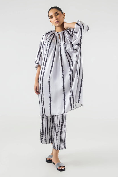 Sana Safinaz | Silk Tunics | SS24STP143P2T by Maria Faisal - Registered Vendor of : Sana Safinaz - type : Ladies Clothes - 100% original wedding dresses