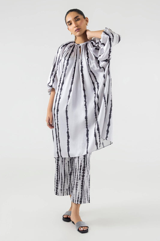 Sana Safinaz | Silk Tunics | SS24STP143P2T by Maria Faisal - Registered Vendor of : Sana Safinaz - type : Ladies Clothes - 100% original wedding dresses