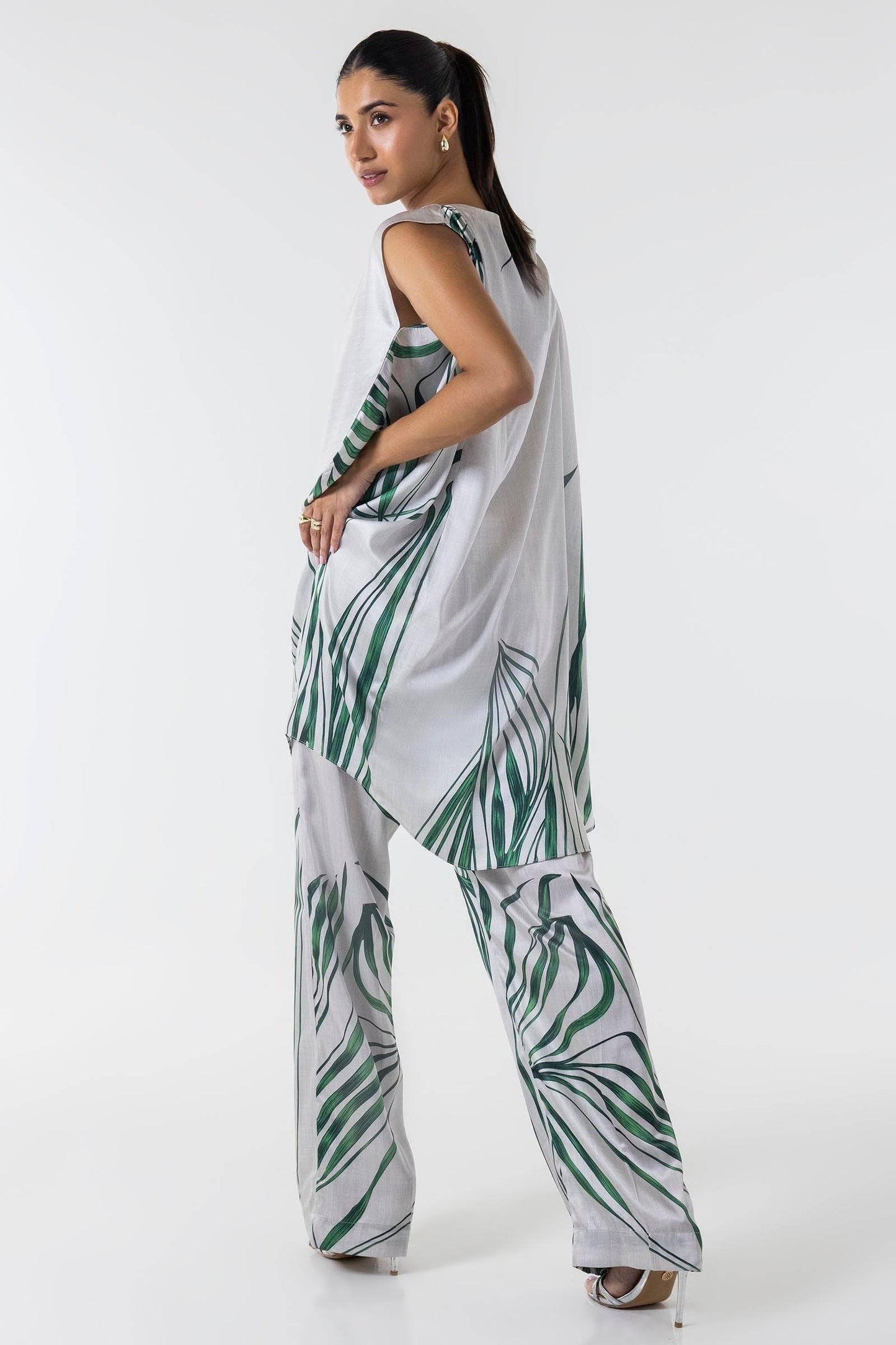 Sana Safinaz | Silk Tunics | SS24STP148P2T by Maria Faisal - Registered Vendor of : Sana Safinaz - type : Ladies Clothes - 100% original wedding dresses