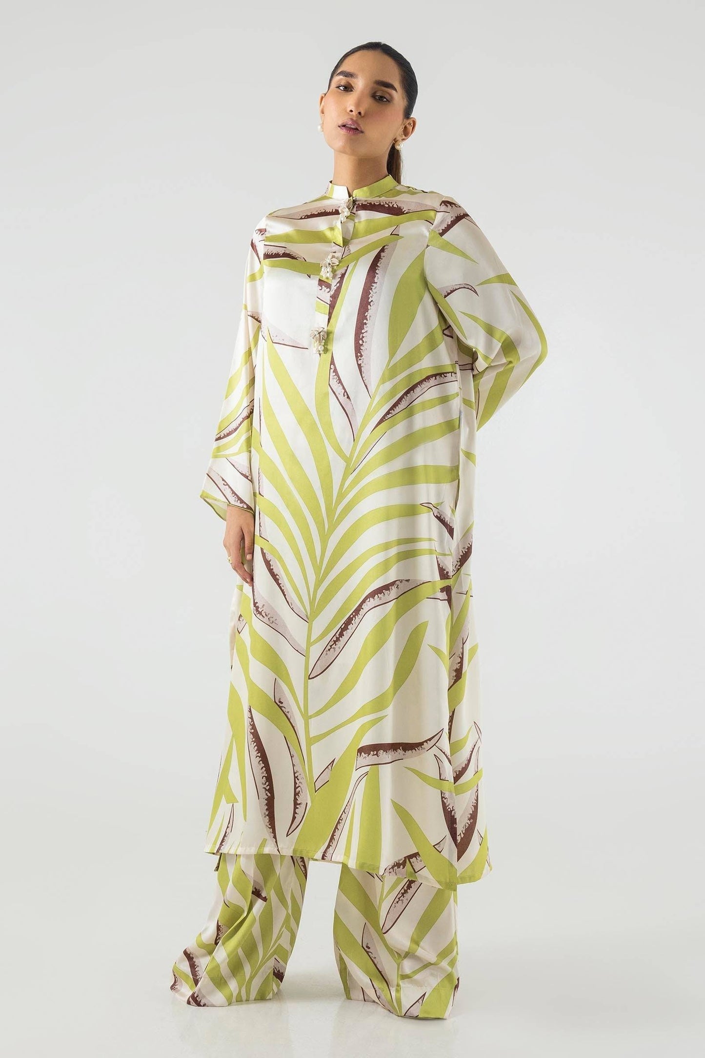 Sana Safinaz | Silk Tunics | SS24STP152P2T by Maria Faisal - Registered Vendor of : Sana Safinaz - type : Ladies Clothes - 100% original wedding dresses