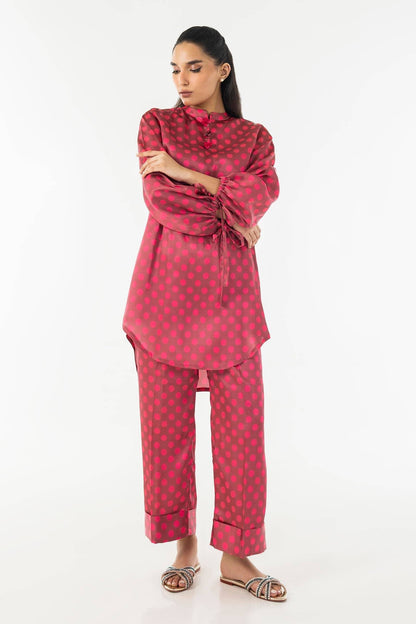 Sana Safinaz | Silk Tunics | SS24STP174P2T by Maria Faisal - Registered Vendor of : Sana Safinaz - type : Ladies Clothes - 100% original wedding dresses