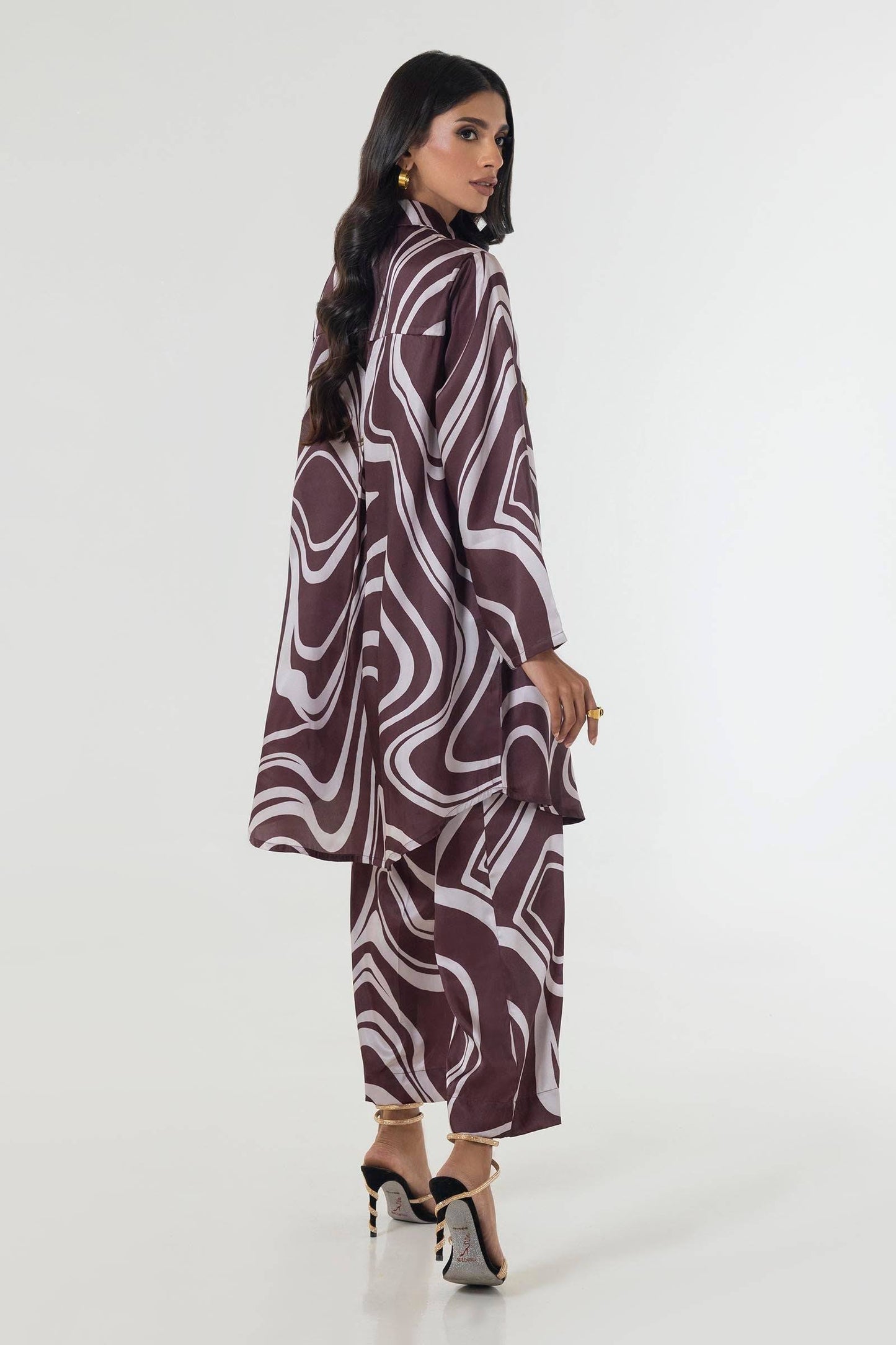 Sana Safinaz | Silk Tunics | SS24STP175P2T by Maria Faisal - Registered Vendor of : Sana Safinaz - type : Ladies Clothes - 100% original wedding dresses