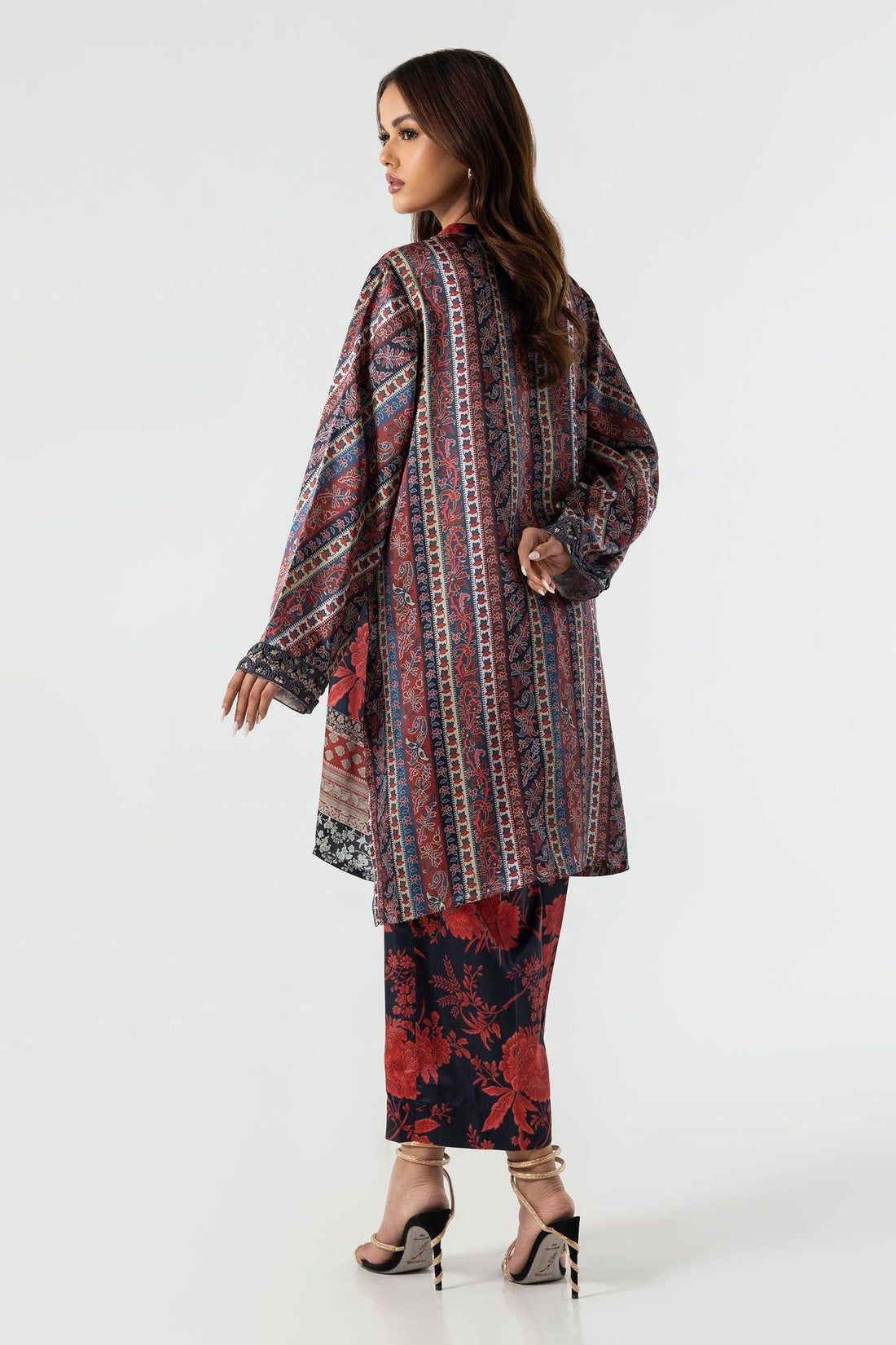 Sana Safinaz | Silk Tunics | SS24STP177P2T by Maria Faisal - Registered Vendor of : Sana Safinaz - type : Ladies Clothes - 100% original wedding dresses
