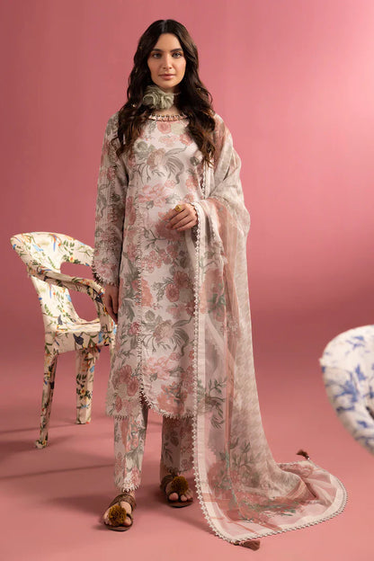 Alizeh | Sheen Lawn Prints 24 | Sunset Blush - Pakistani Dress - Maria Faisal