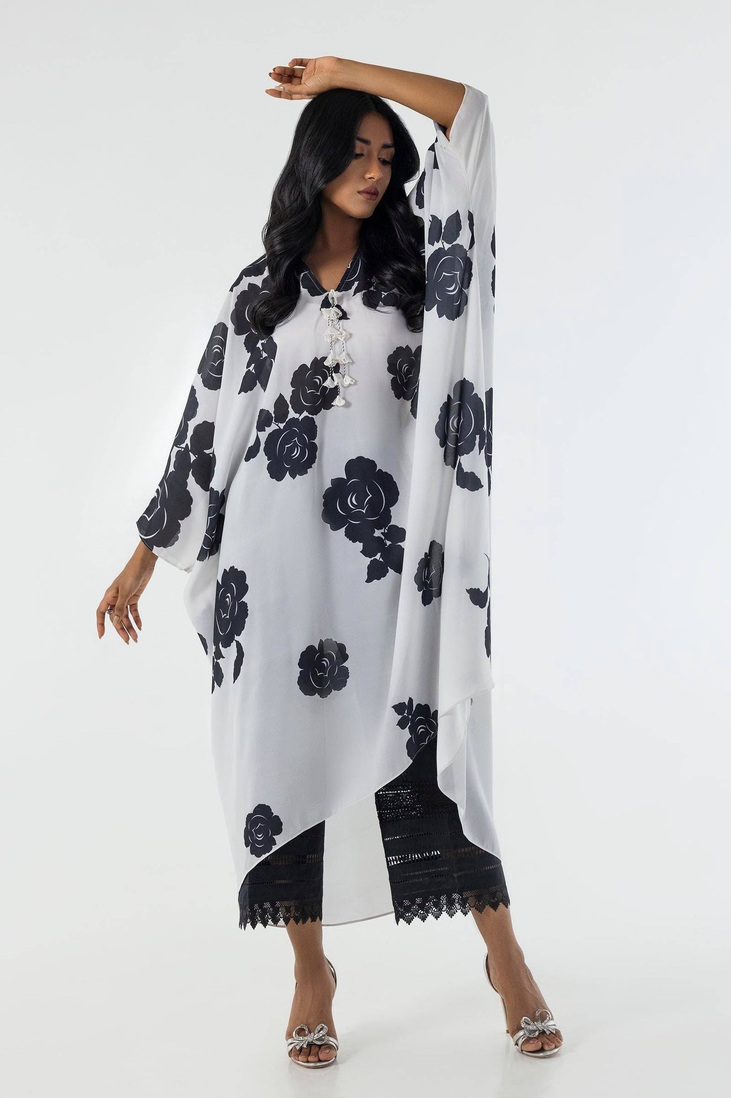 Sana Safinaz | Silk Tunics | SX24STP187 by Maria Faisal - Registered Vendor of : Sana Safinaz - type : Ladies Clothes - 100% original wedding dresses