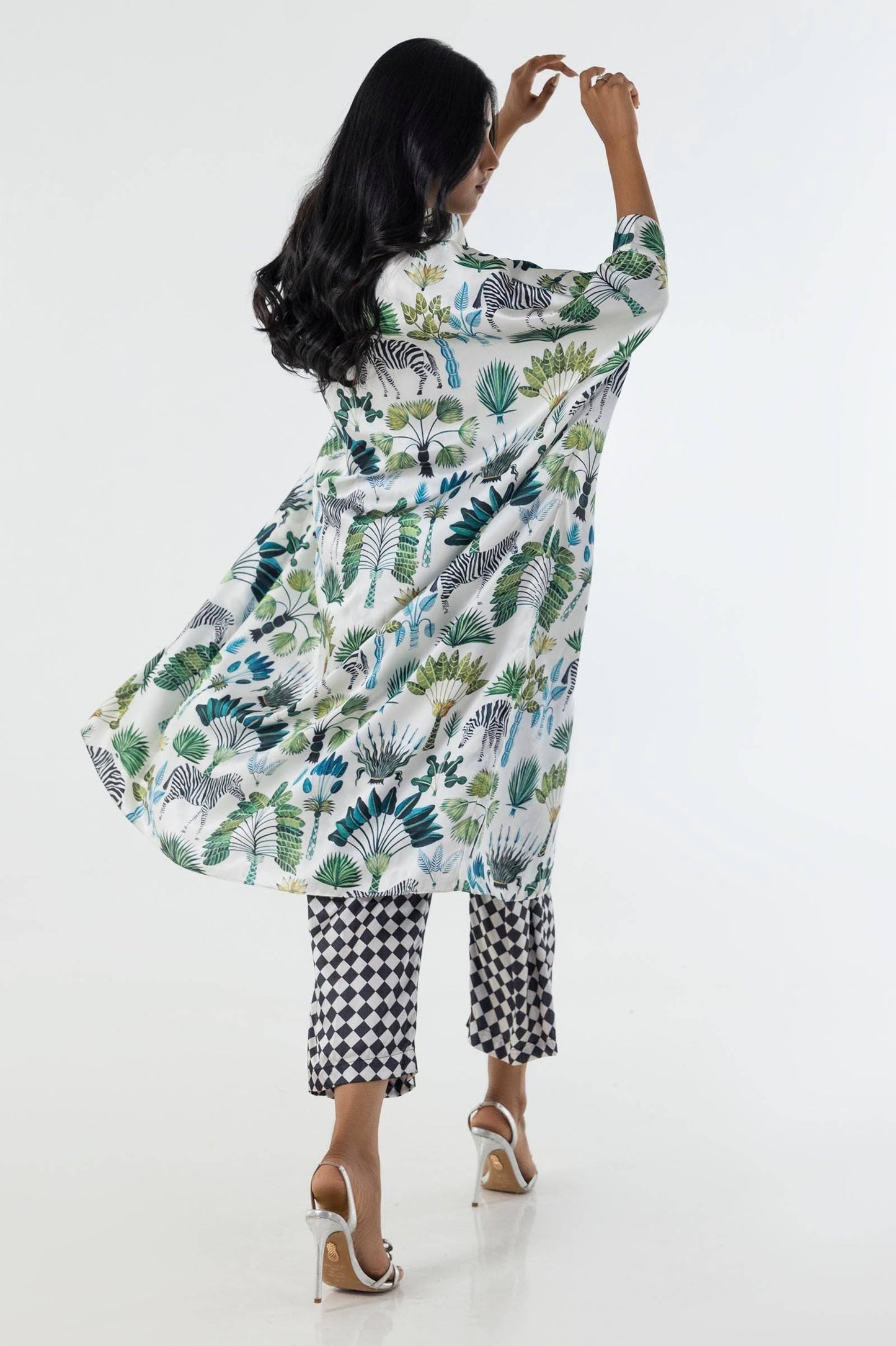 Sana Safinaz | Silk Tunics | SX24STP190P2T by Maria Faisal - Registered Vendor of : Sana Safinaz - type : Ladies Clothes - 100% original wedding dresses