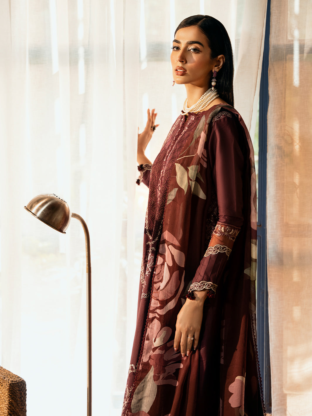 Izel | Dastak Luxury Lawn | TABEER - Ladies Clothes 