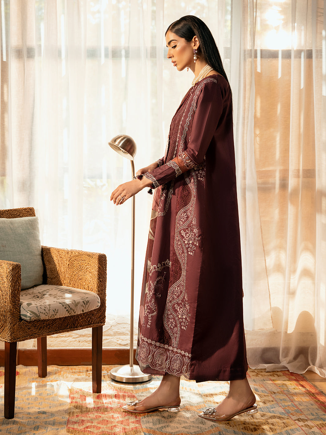 Izel | Dastak Luxury Lawn | TABEER - Ladies Clothes 