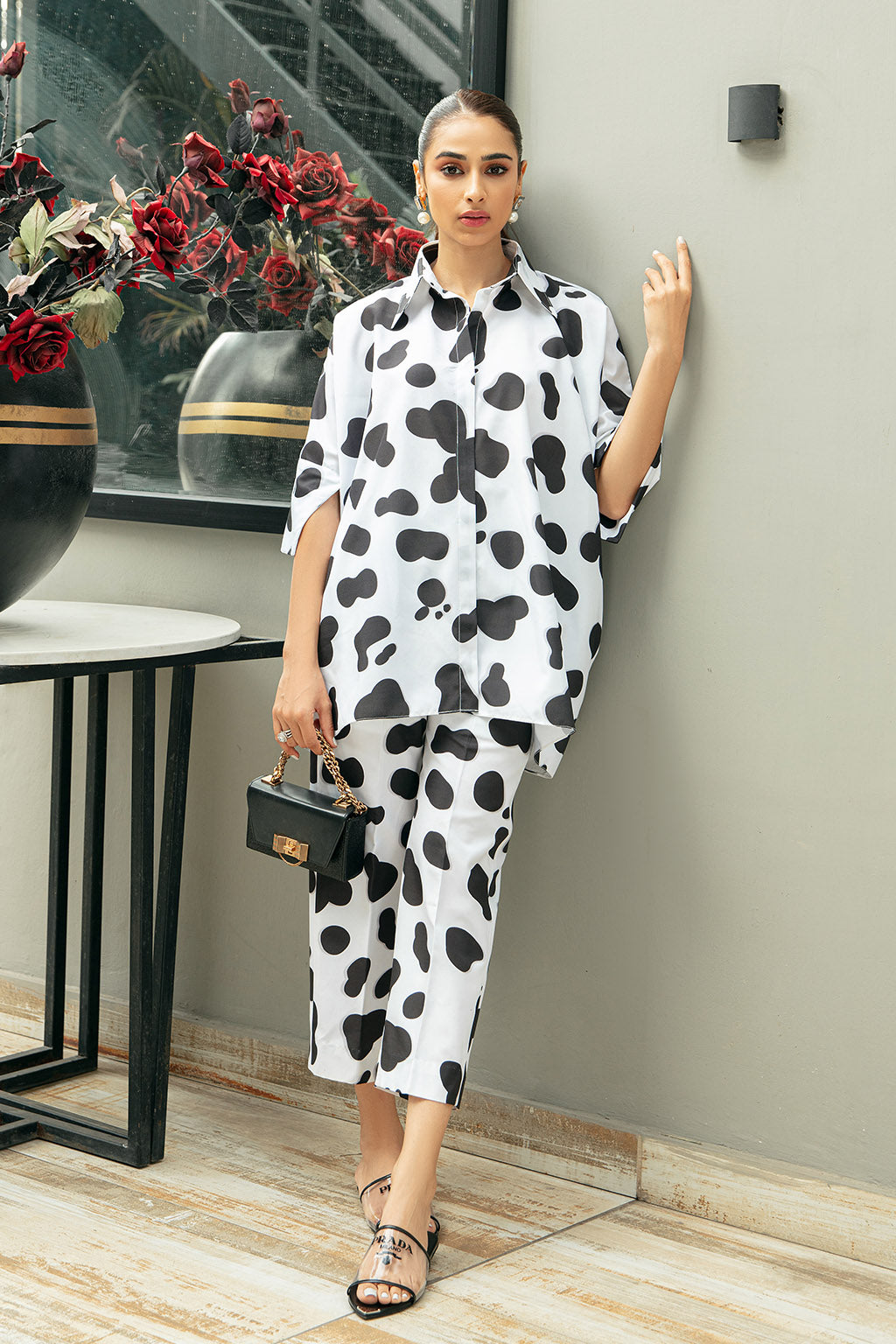 Vanya | Co Ords | CO-26 - Casual Dress - available at Maria Faisal in UK and USA.