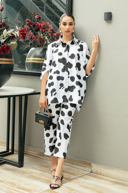 Vanya | Co Ords | CO-26 - Casual Dress - available at Maria Faisal in UK and USA.