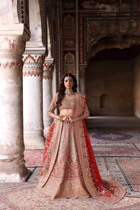 Waqas Shah | Vyah Diyan Tyaariyan 26 | Zarafshan - Bridal Dress - available at Maria Faisal in UK and USA.