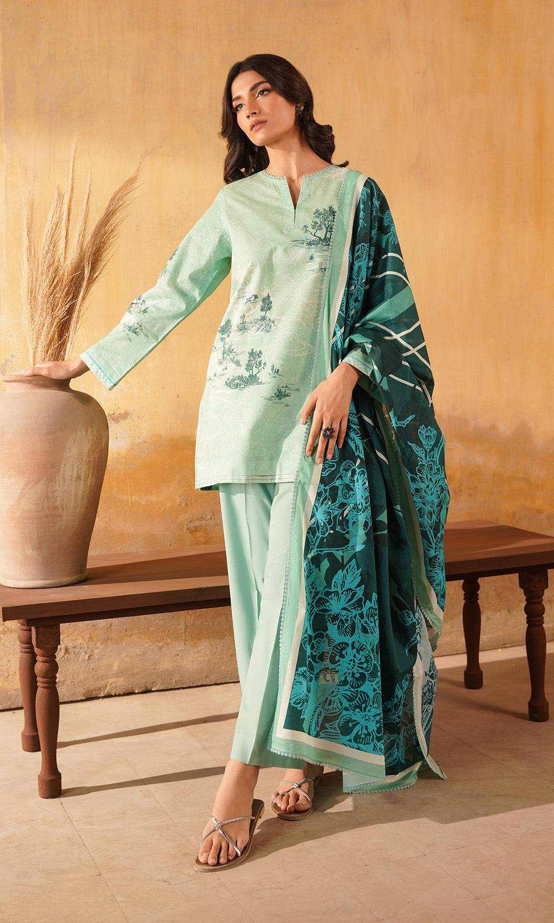 Sahar | Selene Vol 2 | Celadon Bloom by Maria Faisal - Registered Vendor of : Sahar - type : Ladies Clothes - 100% original wedding dresses