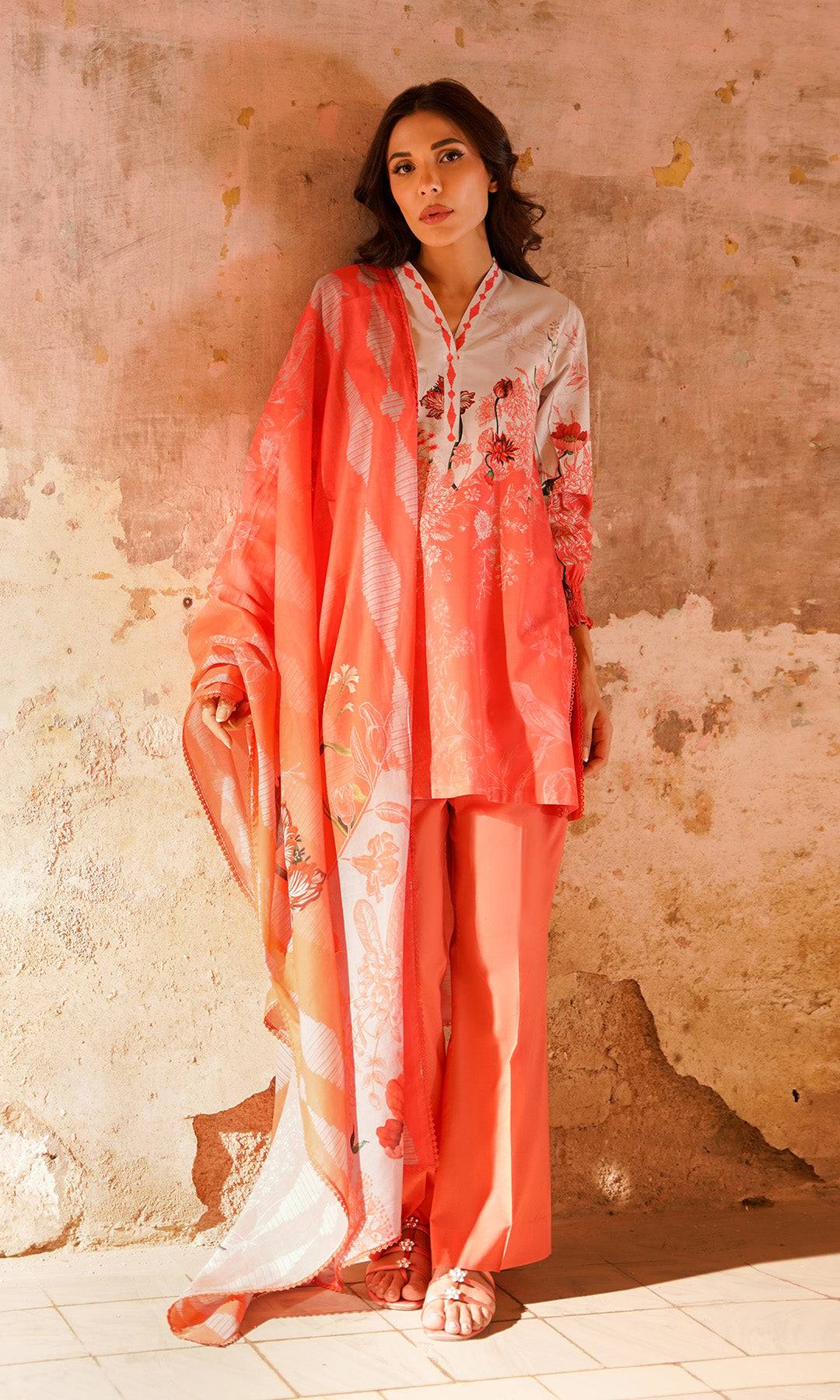 Sahar | Selene Vol 2 | Scarlet Coral by Maria Faisal - Registered Vendor of : Sahar - type : Ladies Clothes - 100% original wedding dresses