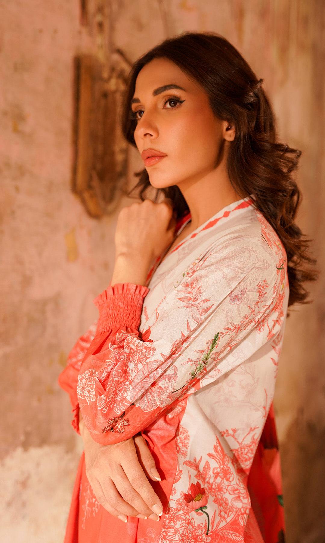 Sahar | Selene Vol 2 | Scarlet Coral by Maria Faisal - Registered Vendor of : Sahar - type : Ladies Clothes - 100% original wedding dresses