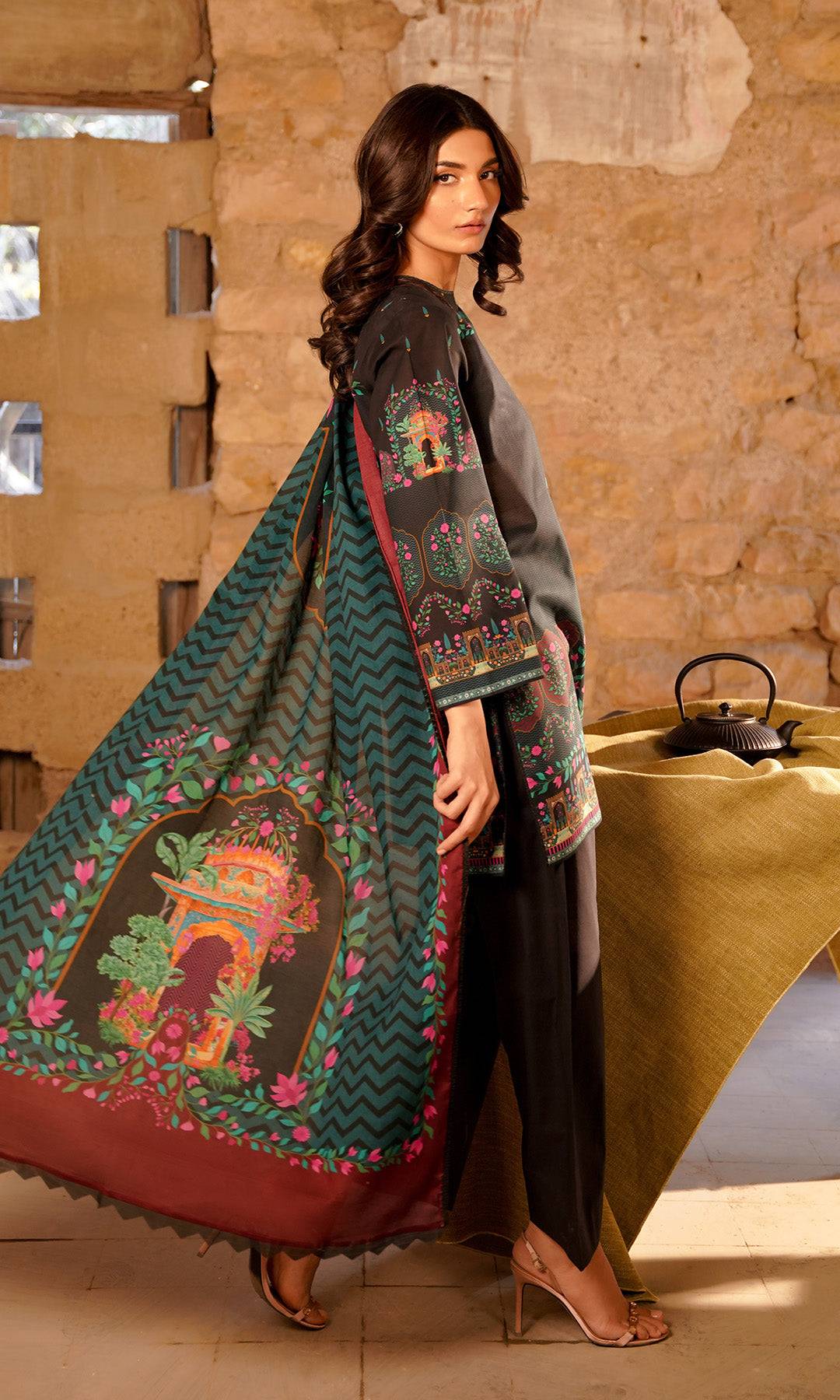 Sahar | Selene Vol 2 | Monochrome Bloom by Maria Faisal - Registered Vendor of : Sahar - type : Ladies Clothes - 100% original wedding dresses