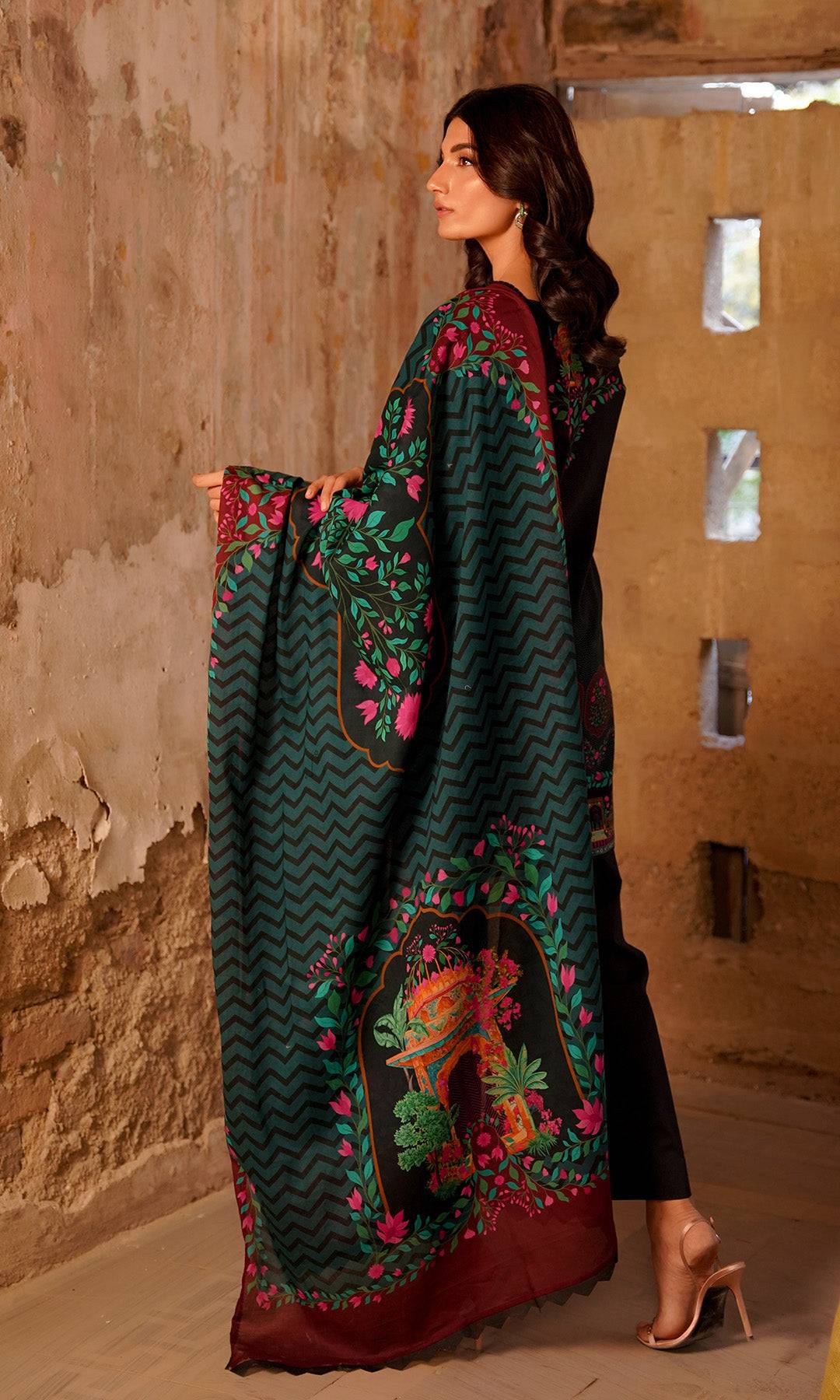 Sahar | Selene Vol 2 | Monochrome Bloom by Maria Faisal - Registered Vendor of : Sahar - type : Ladies Clothes - 100% original wedding dresses