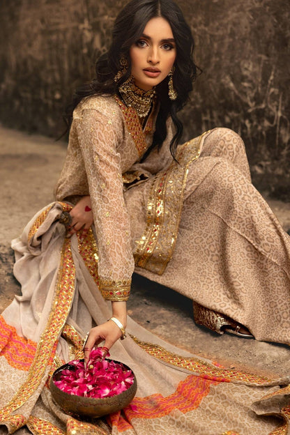 Charizma | Vasl Chiffon Collection | VSL25-13 by Maria Faisal - Registered Vendor of : Charizma - type : Ladies Clothes - 100% original wedding dresses