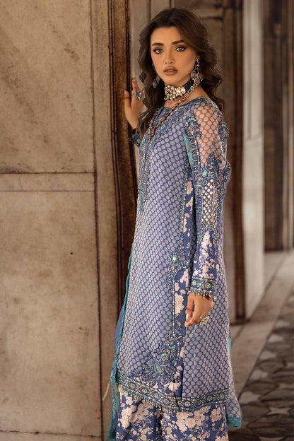 Charizma | Vasl Chiffon Collection | VSL25-07 by Maria Faisal - Registered Vendor of : Charizma - type : Ladies Clothes - 100% original wedding dresses