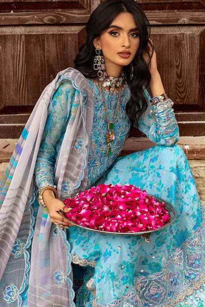 Charizma | Vasl Chiffon Collection | VSL25-10 by Maria Faisal - Registered Vendor of : Charizma - type : Ladies Clothes - 100% original wedding dresses