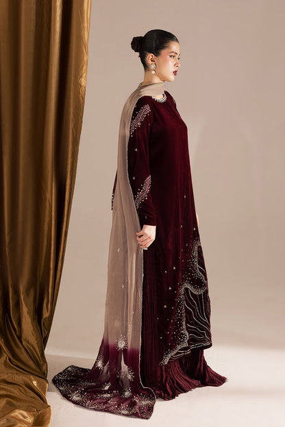 Vanya | Velvet Muse | KV-57 - Formal Dress - available at Maria Faisal in UK and USA.