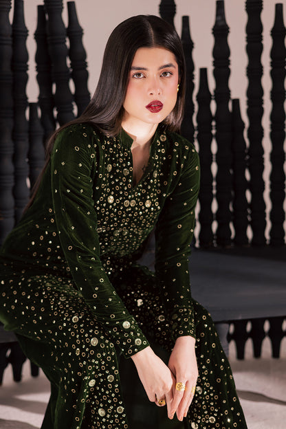 Vanya | Velvet Muse | KV-62 - Formal Dress - available at Maria Faisal in UK and USA.