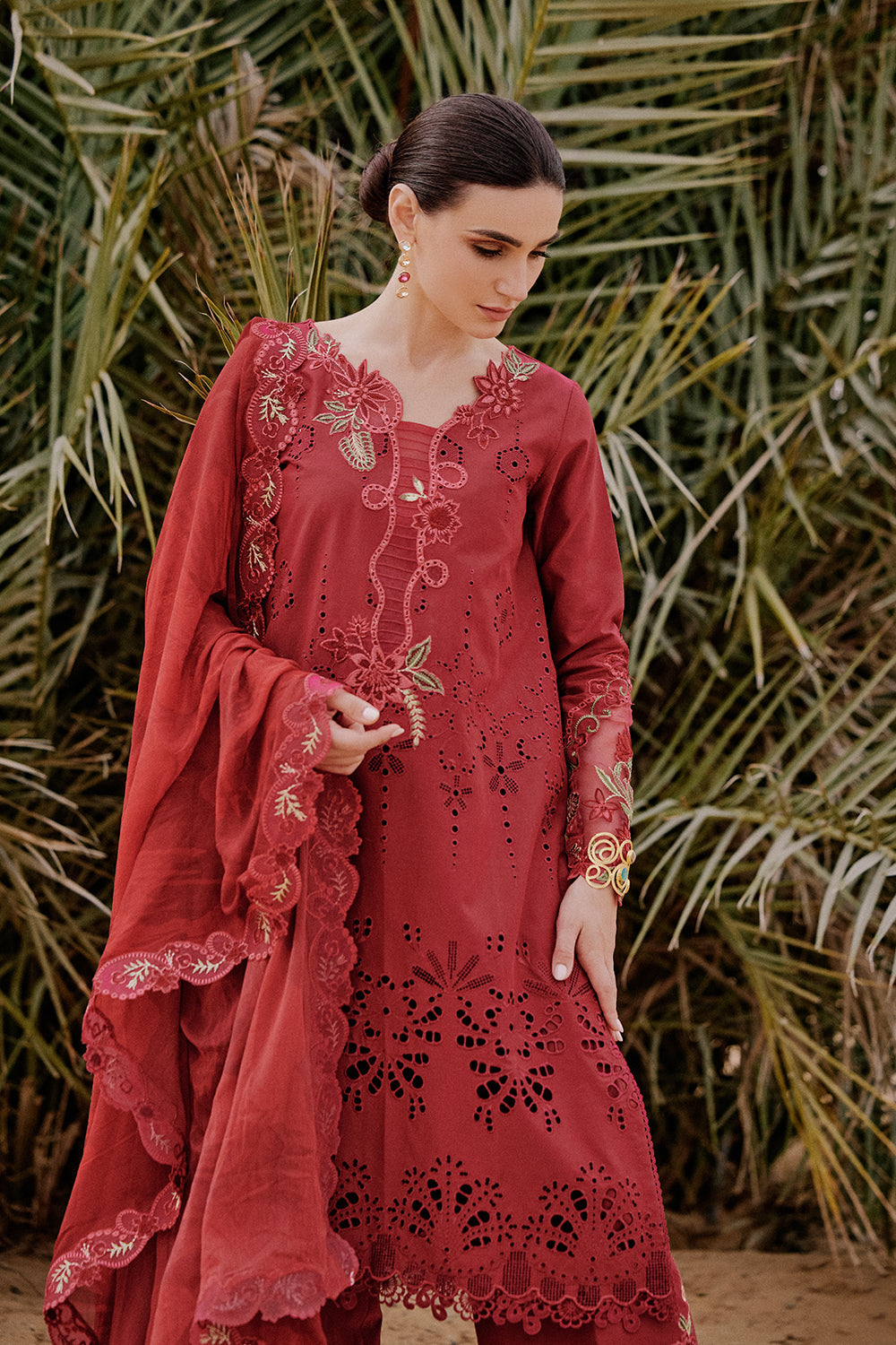 Saira Rizwan | Luxury Lawn 26 | RAYLI-SRL26-06 - Dress - available at Maria Faisal in UK and USA.